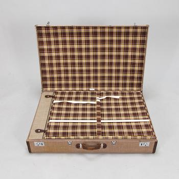 A set of two Karl Baisch Autokofferfabrik suitcases, Germany, 1950s.