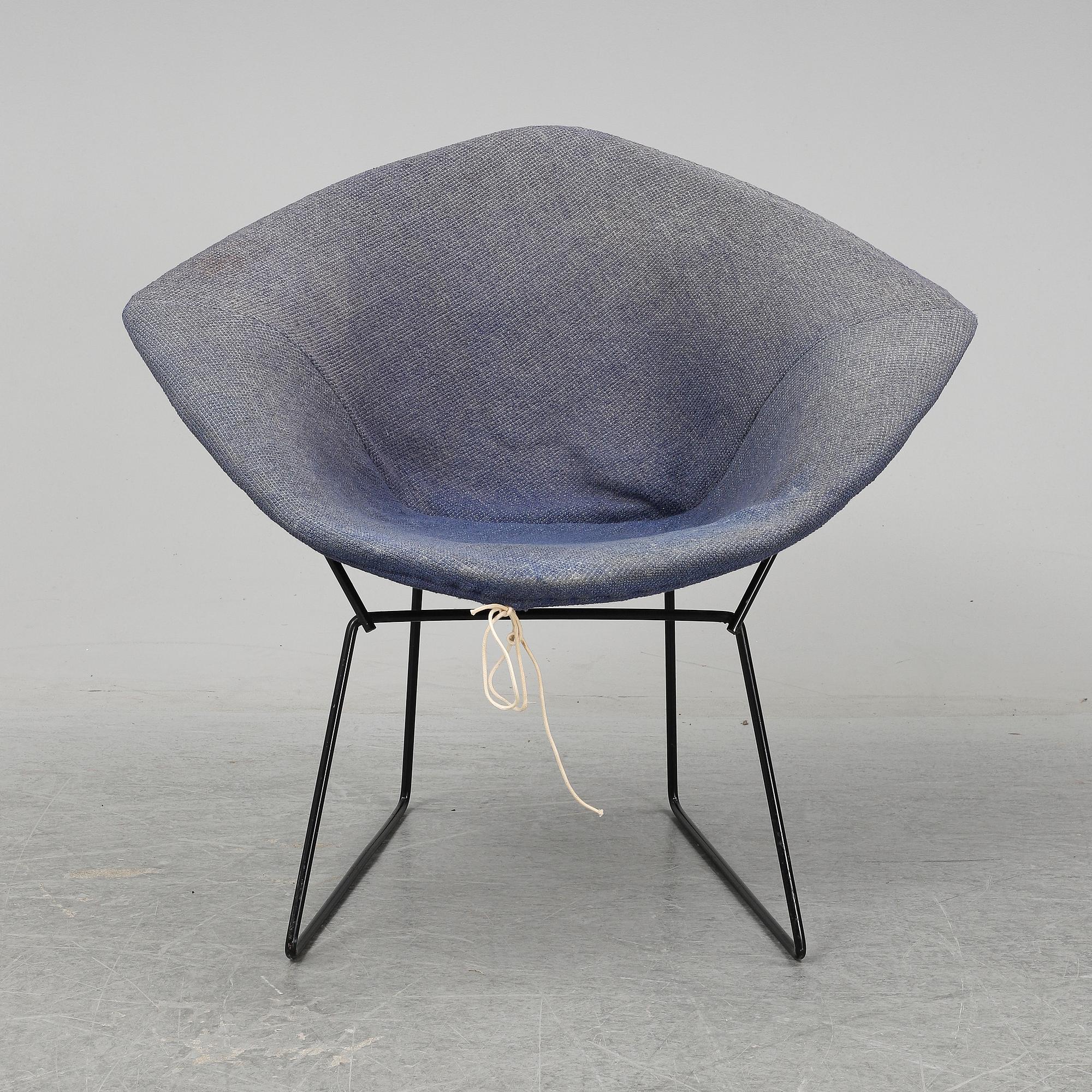 HARRY BERTOIA, STOL "Diamond Chair". Modellen formgiven år 1952.