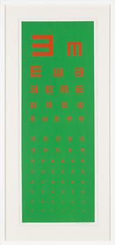 Pentti Tulla, serigrafi, signerad och daterad 1986, numrerad 29/50.