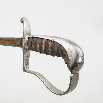 Sabel, tysk, 1800-talets slut, med balja.