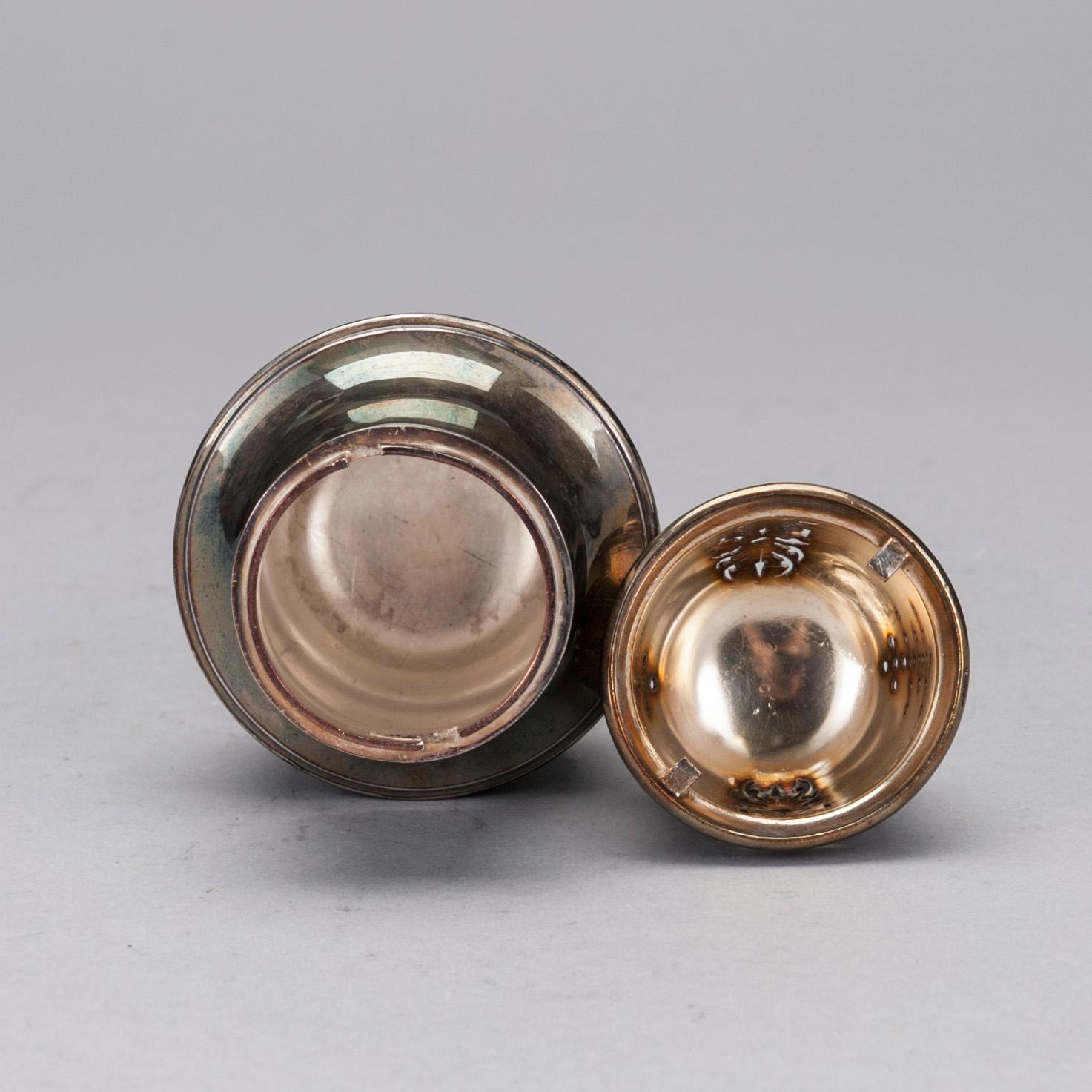 SOCKERRUSKA, sterlingsilver, Maple & co, London, England 1900-tal. Vikt 307,5 g.