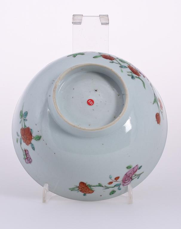 SKÅL, porslin, Kina, 1700-tal.