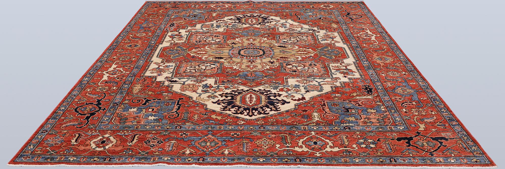 A Zigler Heriz design carpet, 306 x 250 cm.