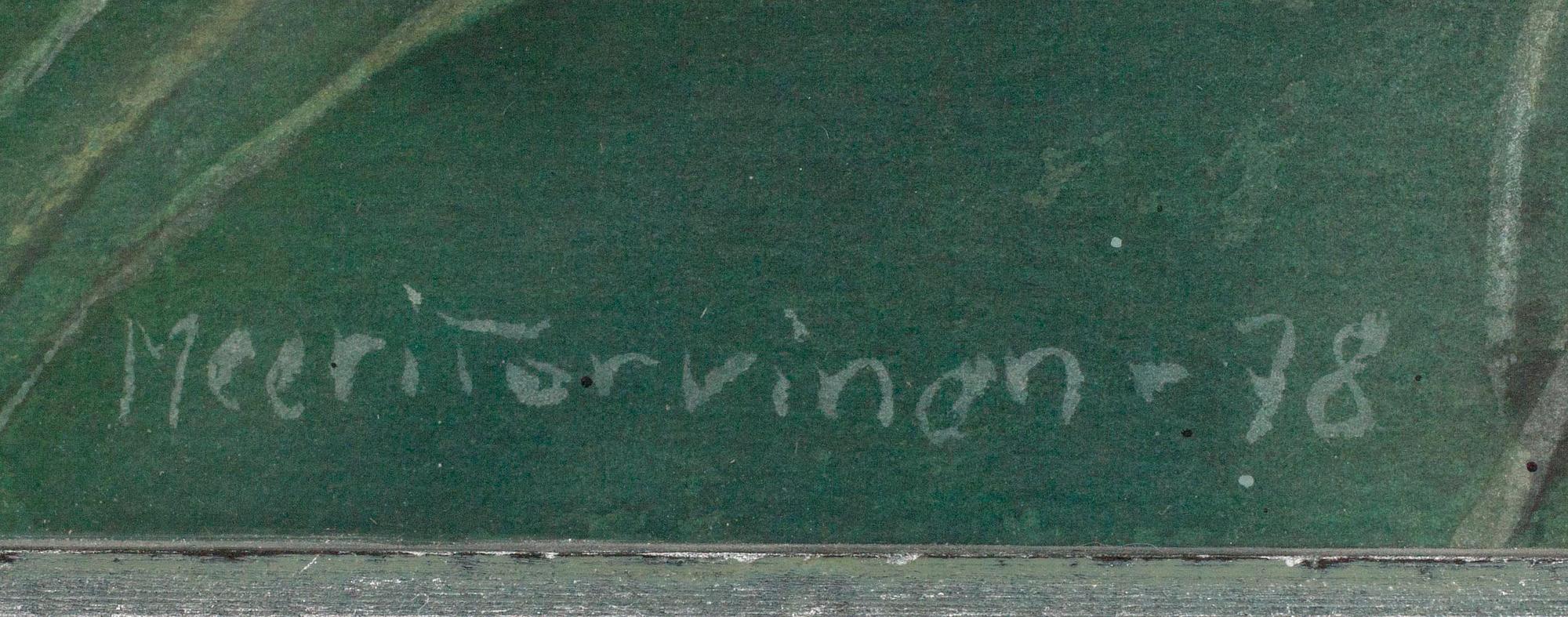 MEERI TORVINEN-ROUVINEN, akvarell, signerad och daterad -78.