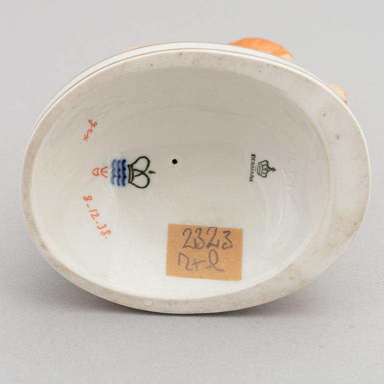 Gerhard Henning, a porcelain figurine, Royal Copenhagen, Denmark, first half of the 20th century.