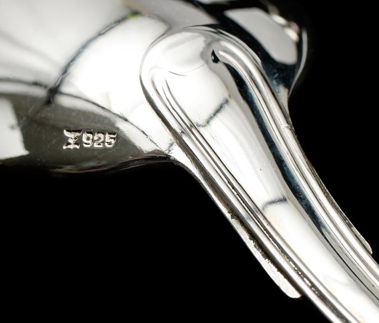 BESTICK, 193 delar, sterlingsilver, Koch & Bergfeld, Tyskland, 1900-tal. Vikt med knivblad ca 9916 g.