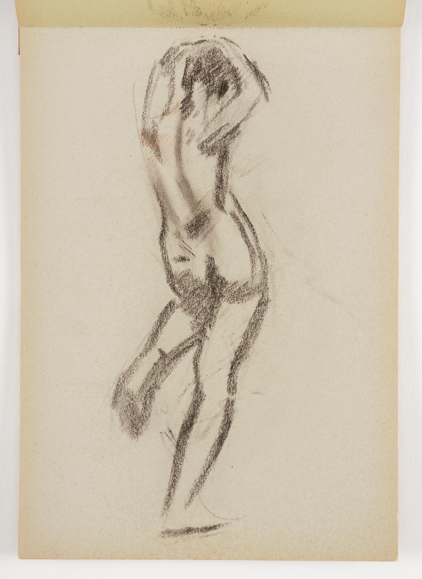 Lotte Laserstein, 3 skissblock med teckningar.