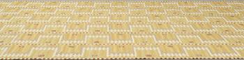 Marianne Richter, A CARPET, "Gula havet", flat weave, ca 527 x 288,5 cm, signed AB MMF MR.