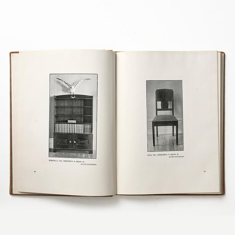 Otto Schulz, "Boet" magazine, bound volumes 1928, 1931-33, loose issues + three "Nya Möbler" and the 1945 jubilee publication.