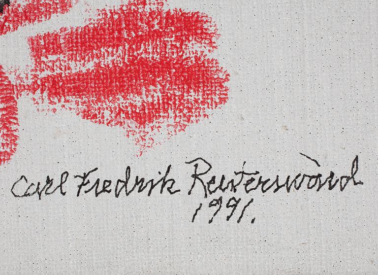 CARL FREDRIK REUTERSWÄRD, olja på duk. Sign och dat 1991.