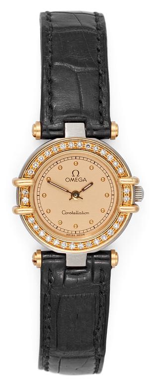 A Omega Constellation ladie's wrist watch, c. 1998.
