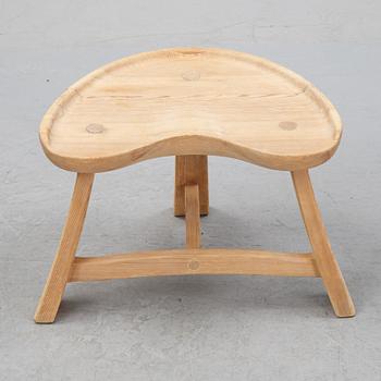 A norwegian pine stool from Krogenäs, second half of the 20th century.
