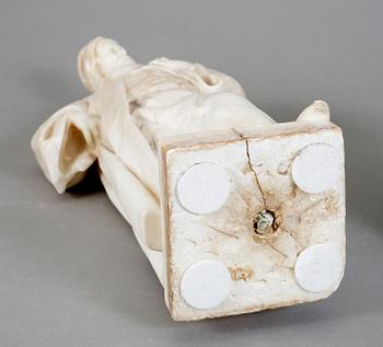 SKULPTUR, alabaster, omkring sekelskiftet 1900.