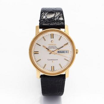 Omega, Constellation Day-Date, wristwatch, 34 mm.