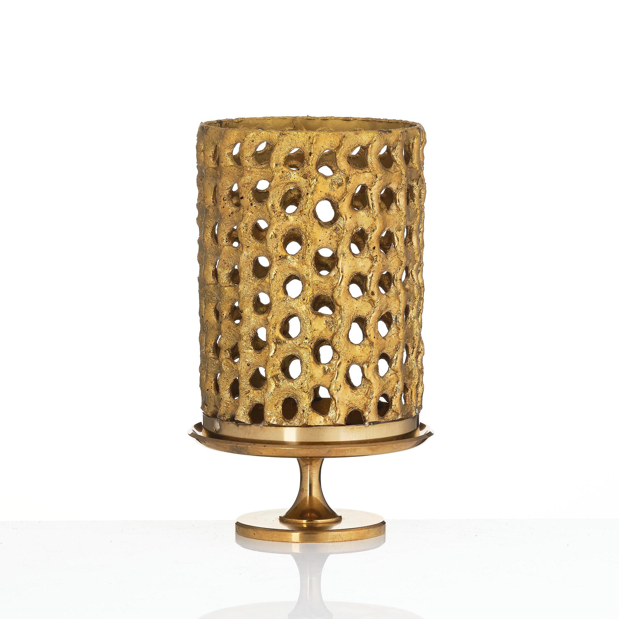 Pierre Forssell, ljuslykta, Skultuna, 1988.