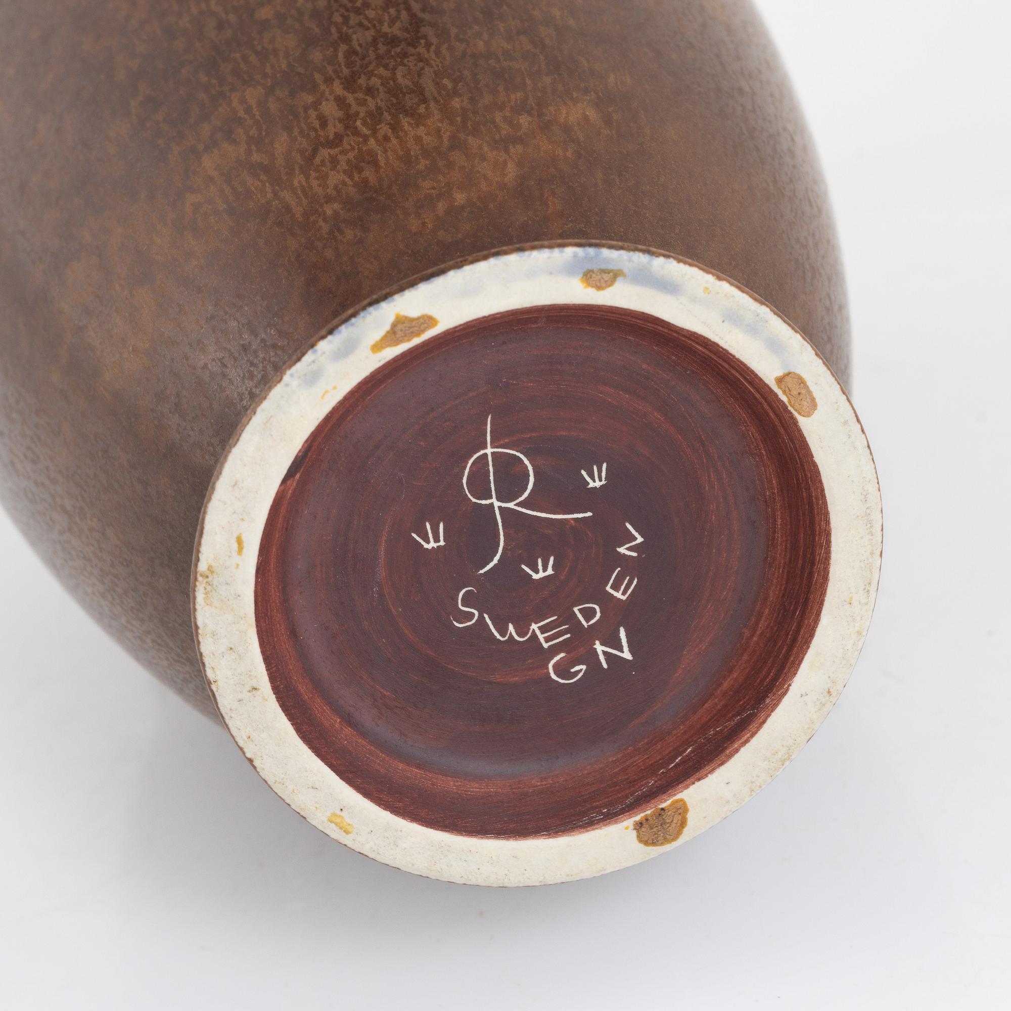 Gunnar Nylund, vase, Rörstrand, mid-20th century.