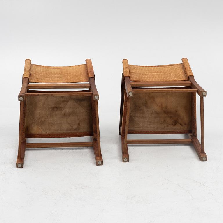 A pair of Swedish Modern armchairs, 1930s.