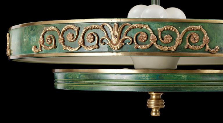 TAKLAMPA, 1930/40-tal. H 70.