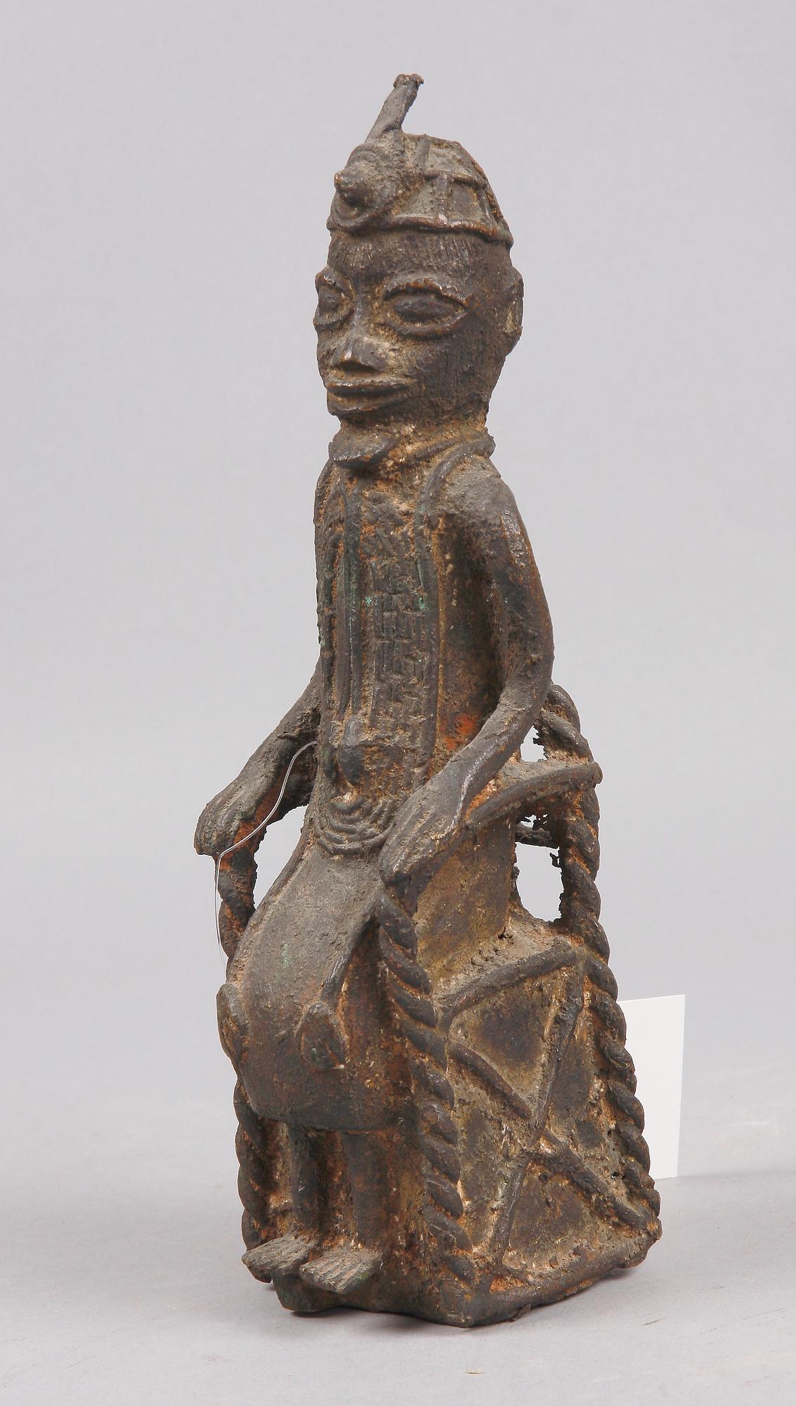 STATYETT, metall, Afrika.