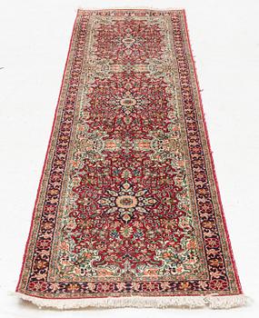 Gallery rug, oriental, approx. 280 x 62 cm.