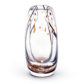 VAS, glas, "Höst", Vicke Lindstrand, Kosta.