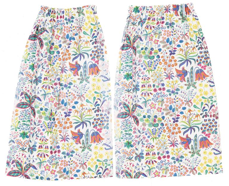 Josef Frank, a pair of curtains, 'Under Ekvatorn', Svenskt Tenn.