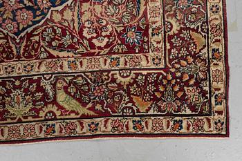 A rug, semi-antique Kerman Laver, ca 213 x 136 cm.