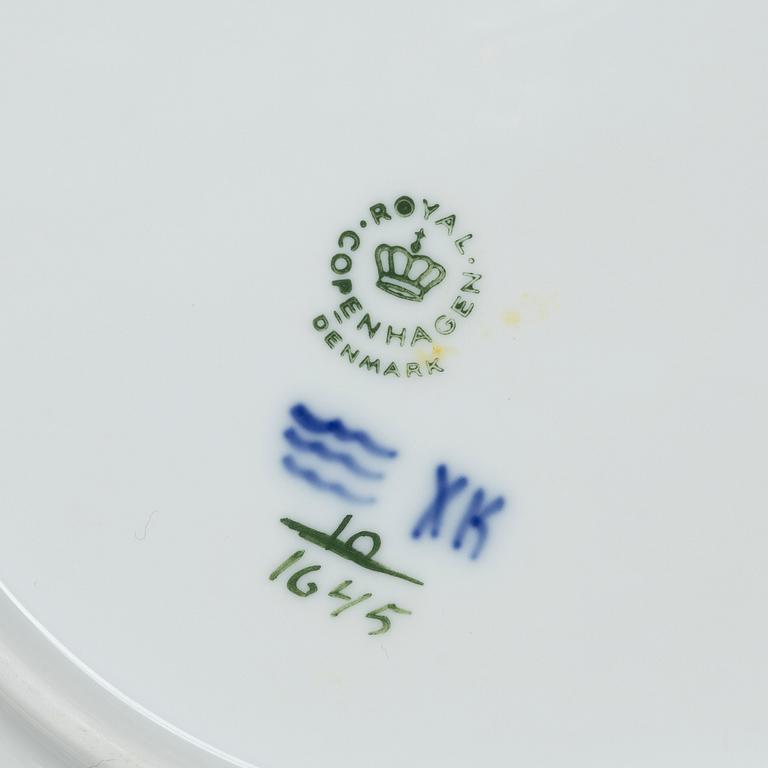 Royal Copenhagen, a 14-piece 'Blue Flower' tea service, Denmark.