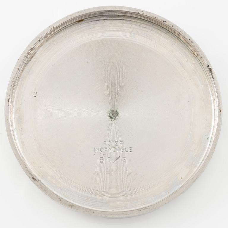 Lemania, Tg 195, "Tre kronor/Three Crowns", ca 1957.