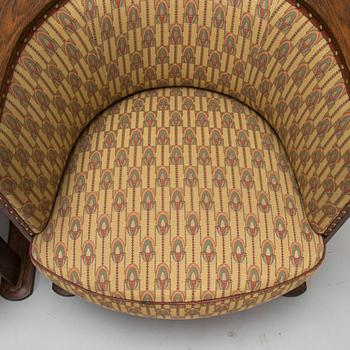 Karmstolar, ett par, 1900-talets början.