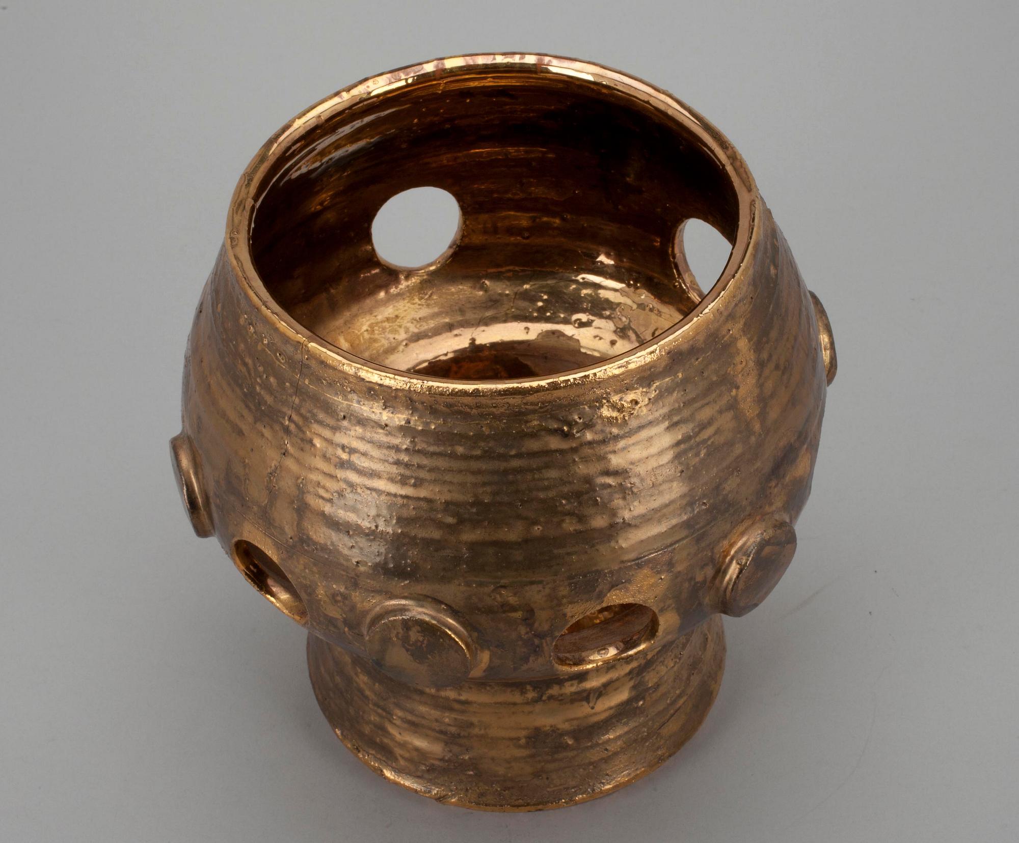 LYKTA, keramik, signerad "Erkki", Savitorppa, Finland. 1970-tal.