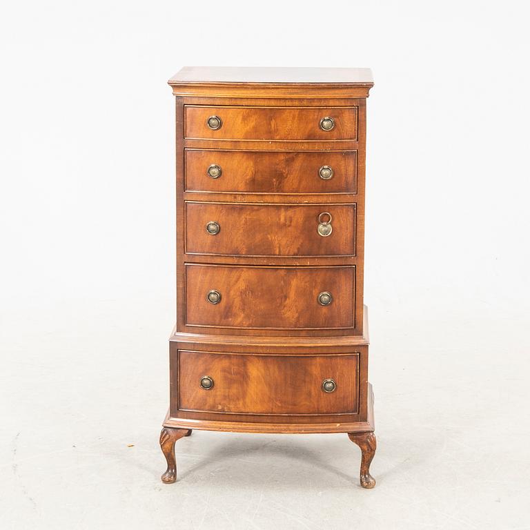 A mahogany English style dresser later part of the 20th century.