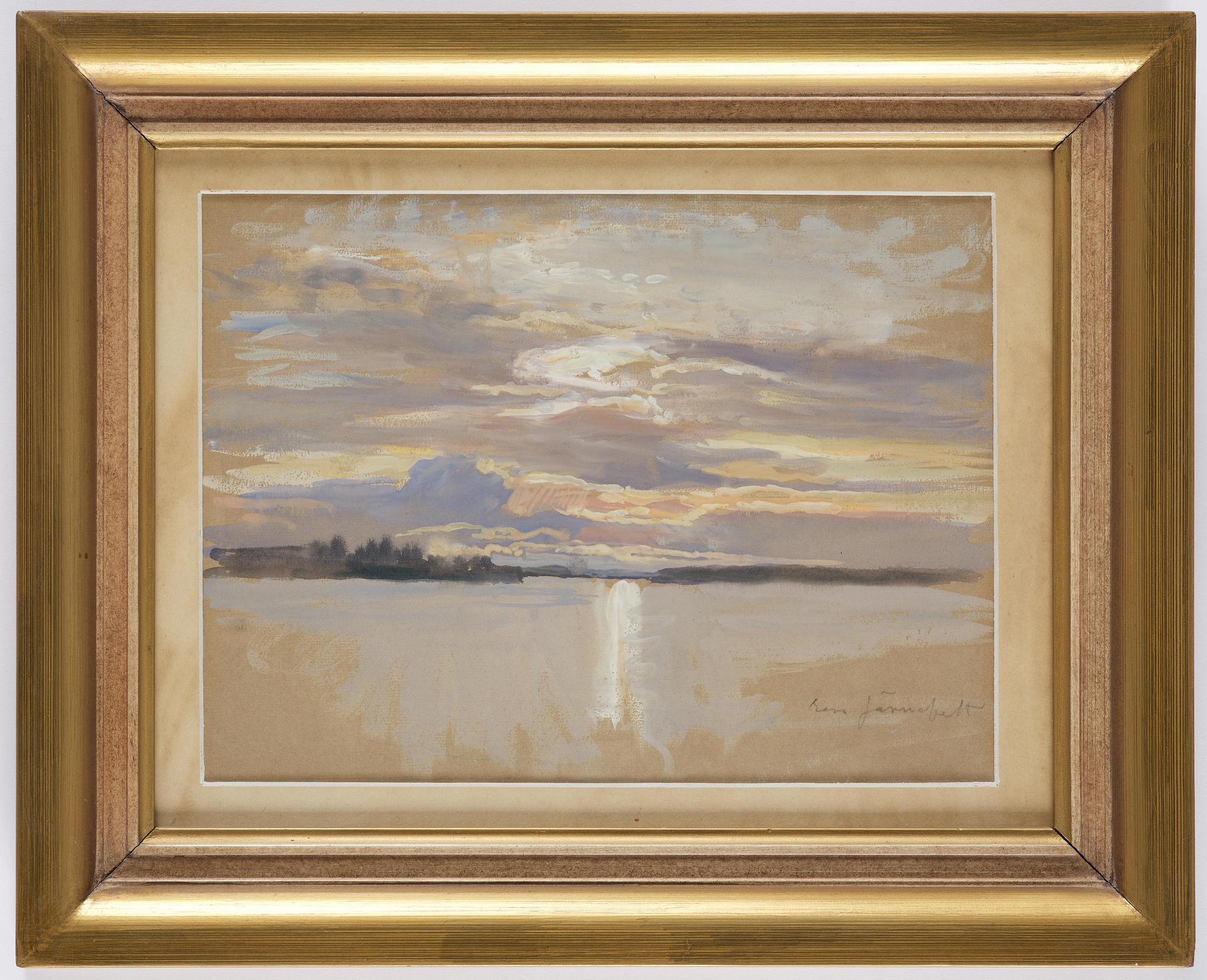 Eero Järnefelt, Solnedgång över havet.