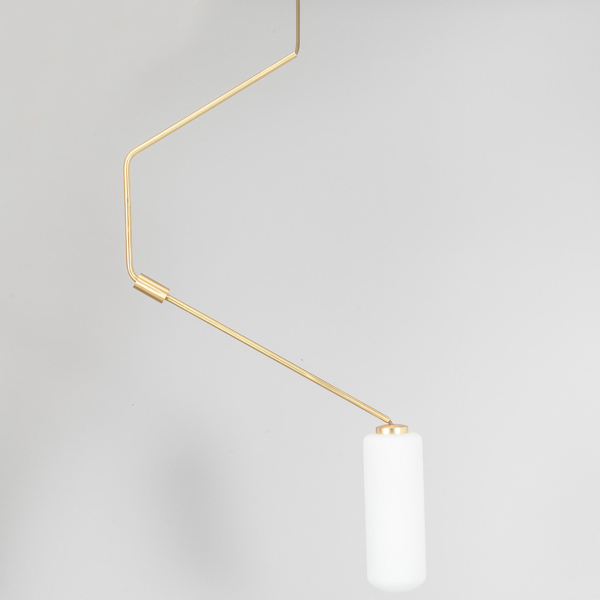 Taklampor, ett par, "Ventus lamp form 2", Frama, Danmark.