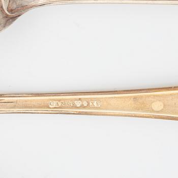 A 61 piece silver cutlery set, "Svensk rund", Eskilstuna, Sweden, 1968-93.