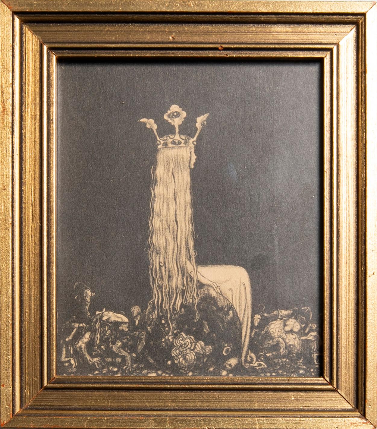 John Bauer, "Prinsessan och småtrollen".