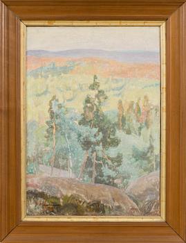 PEKKA HALONEN, EARLY FALL LANDSCAPE.