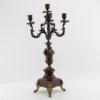 Candelabrum Louis XV style, circa 1900.