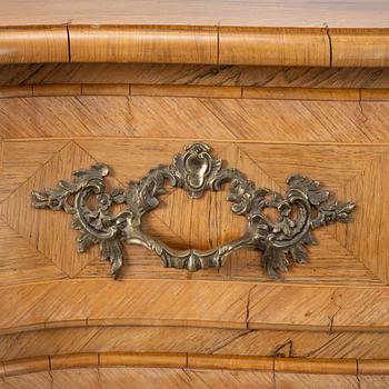 A Rococo chest of drawers, secon half of the 18th century.