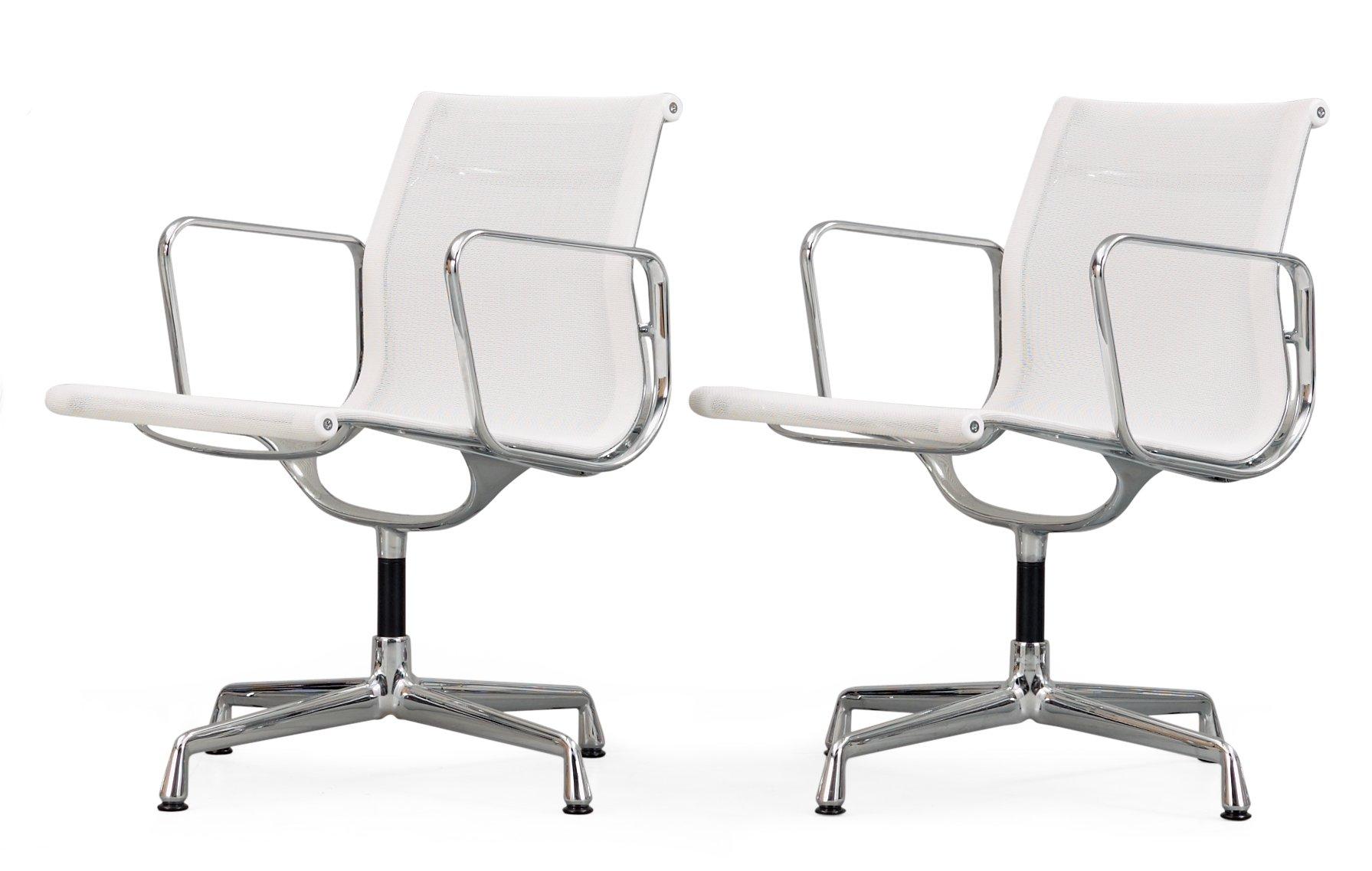 CHARLES & RAY EAMES, karmstolar, "Aluminium Group, EA 107", ett par, Vitra.