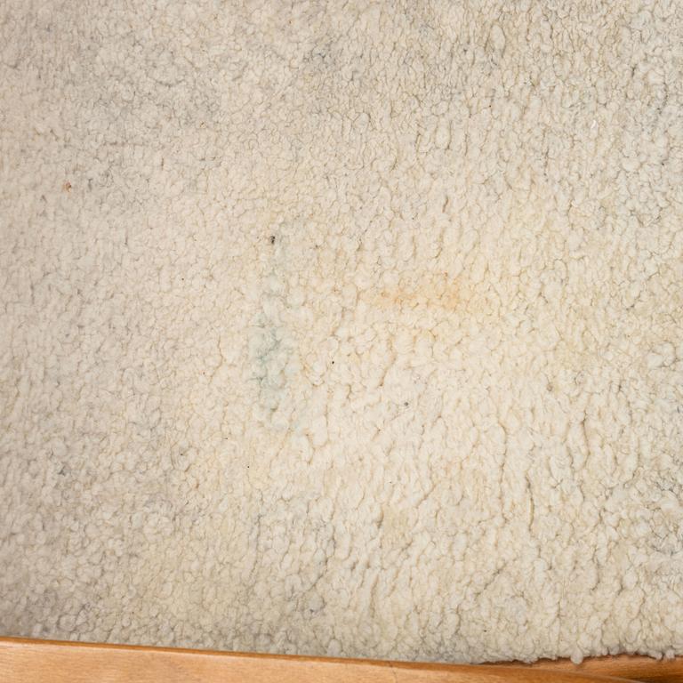 Yngve Ekström, fåtölj med fotpall, "Lamino", Swedese, Vaggeryd.