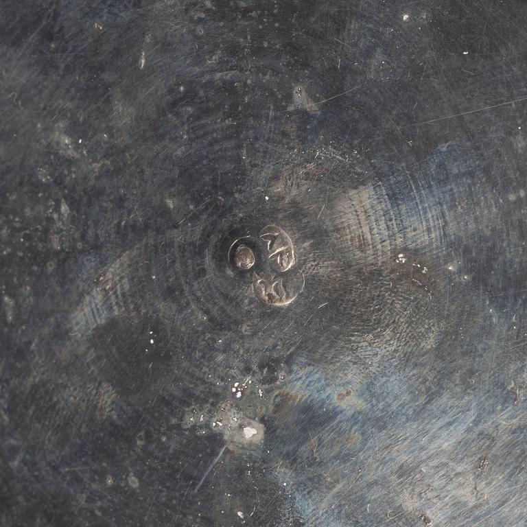 Ljusstakar ett par, silver, persiska, 1900-talets första hälft. Totalvikt 215 gram.