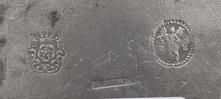 FAT, tenn, Daniel Björkman, Stockholm 1740.