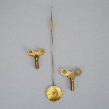 A Louis XVI late 18th century mantel clock.