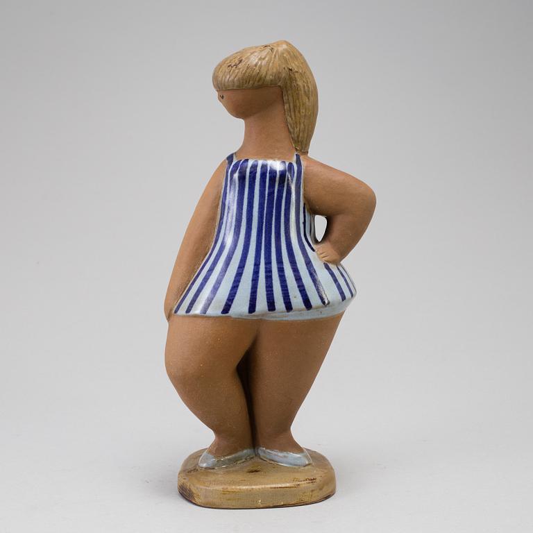 LISA LARSON, a stoneware figurine "Dora" Gustavsberg.