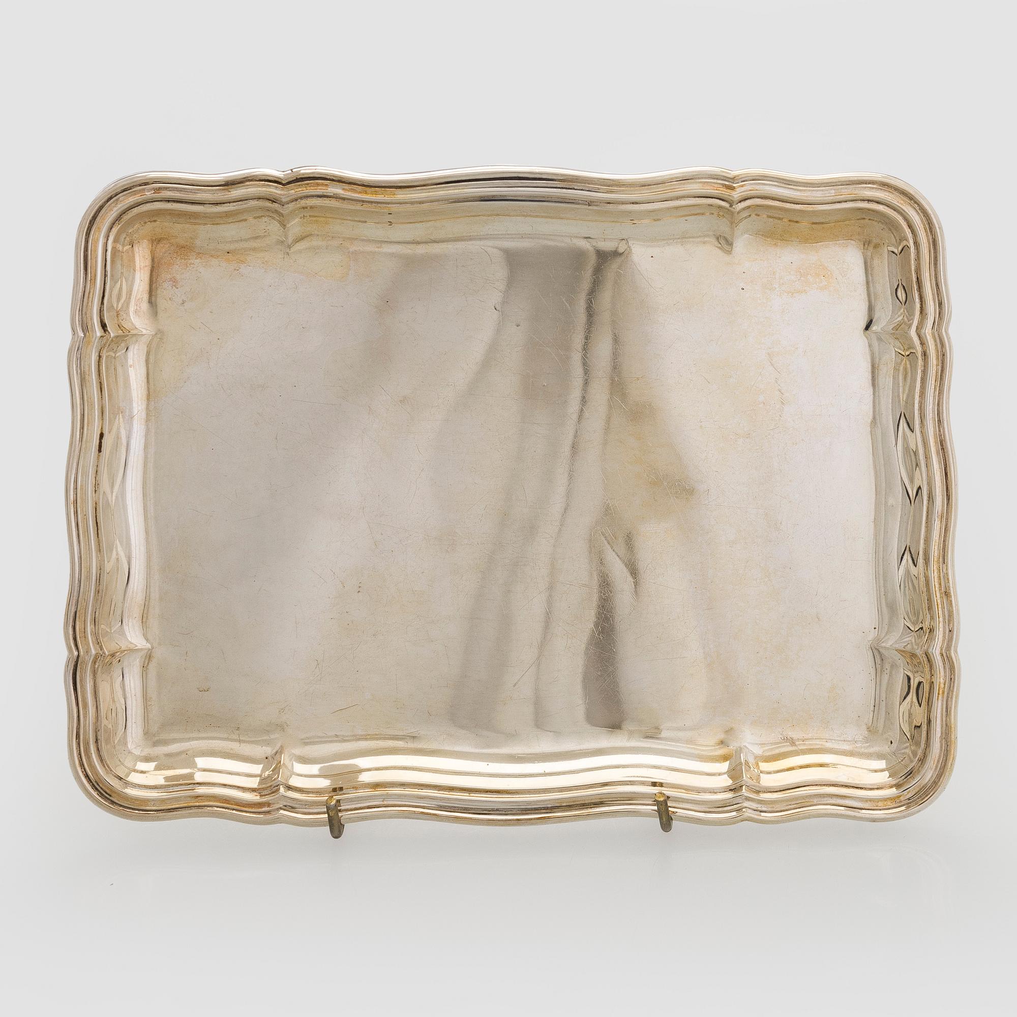 Bricka, silver, Tjeckoslovakien 1929-1941.