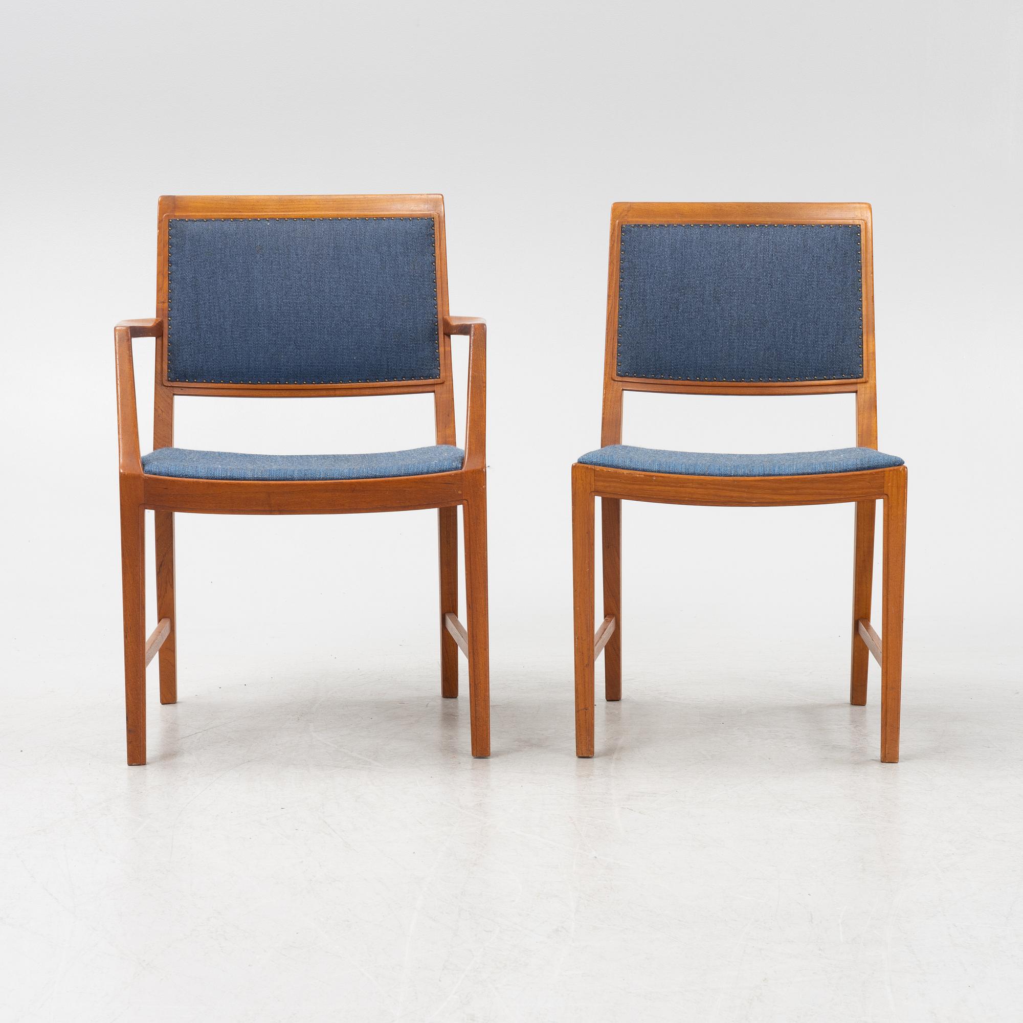 Bertil Fridhagen, a set of 14 chairs, Bodafors, 1960's.