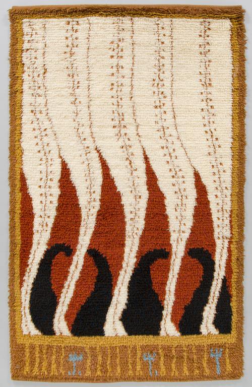 Akseli Gallen-Kallela, ryarug for Friends of Finnish Handicraft. Circa 195 x 120 cm.