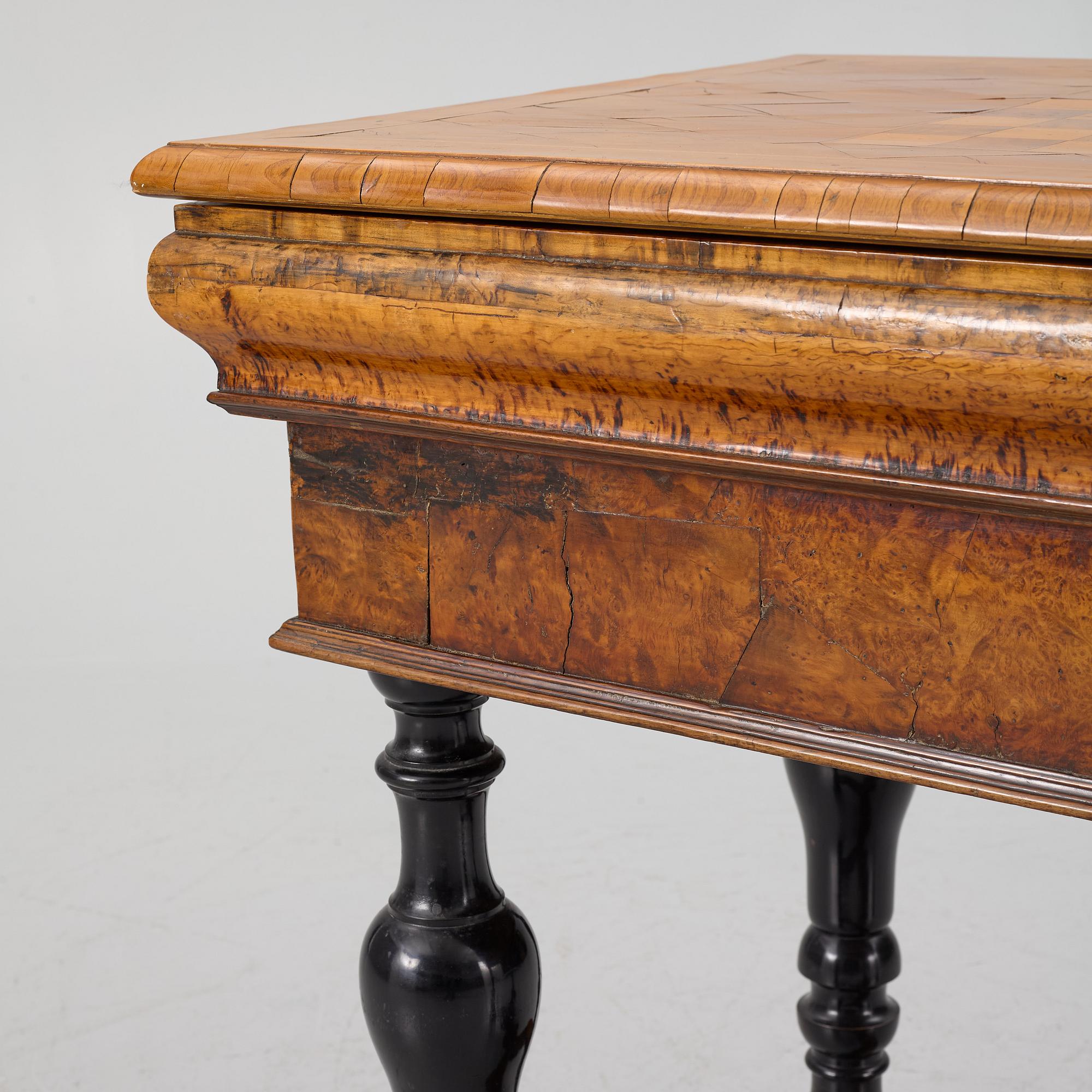 A late Baroque games-table, fStockholm, irst half of the 18th century.