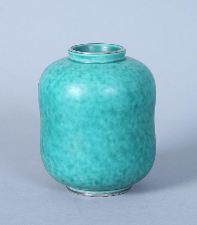 VAS, stengods, "Argenta", Wilhelm Kåge, Gustavsberg.